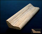 Cokl letva 55x25mm barok
